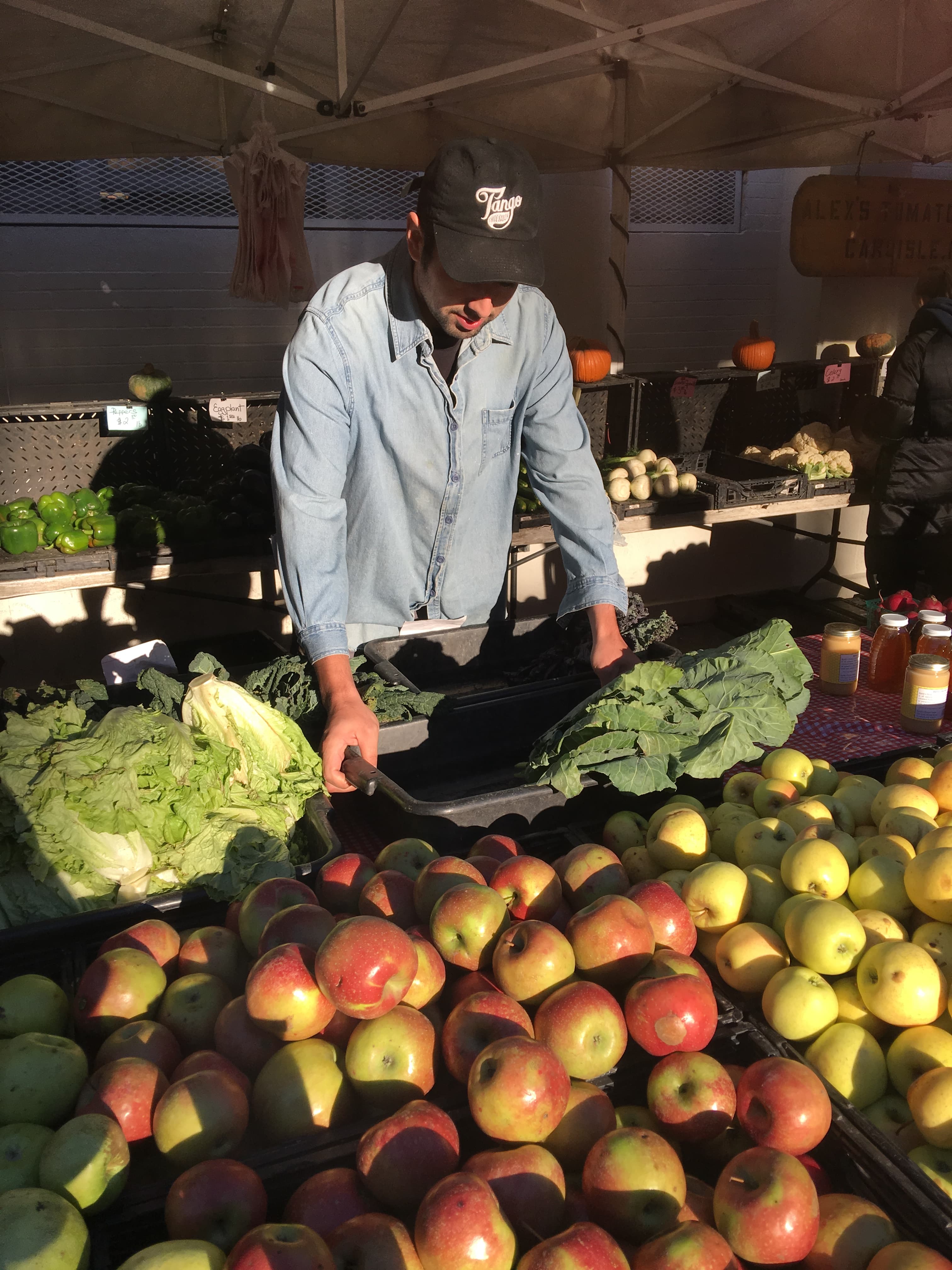 Fresh produce at the market